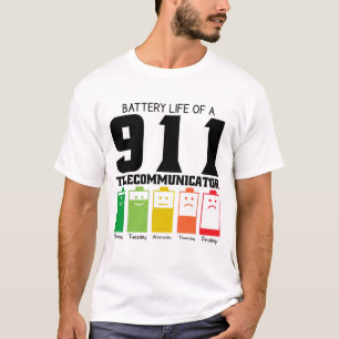 T-shirt Durée De Vie De La Batterie D'Un Télécommunication