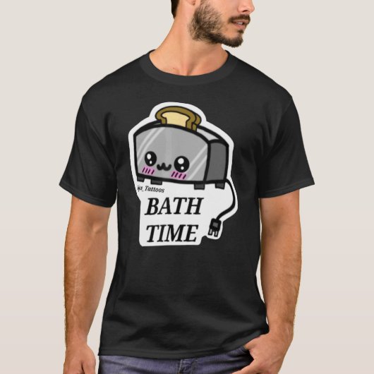 T-shirt Durée du bain (Devant)