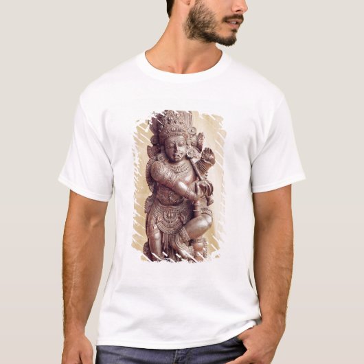 T-shirt Durga, d'Inde du sud (Devant)