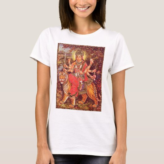 T-SHIRT DURGA ET LE TIGRE (Devant)