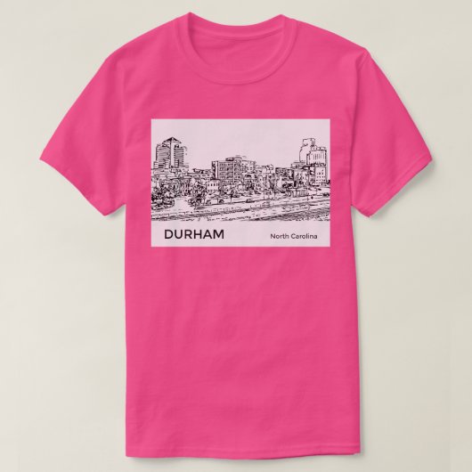 T-shirt Durham Caroline du Nord (Design devant)