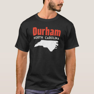 T-shirt Durham Caroline du Nord USA State America Travel