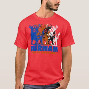 T-shirt Durham North olina Maison des taureaux Bull Durham