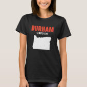 T-shirt Durham Oregon USA State America Travel Oregonian (Devant)
