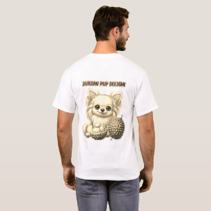 T-shirt Durian Pup Délice Fluffy Dog & Exotic Thai Frui