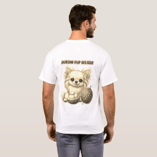 T-shirt Durian Pup Délice Fluffy Dog & Exotic Thai Frui