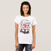 T-shirt Dust Bunny Nettoyant Fée Rabbit Messy House Amusan (Devant entier)