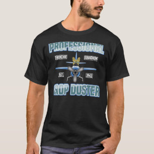 T-shirt Duster Professionnel De Cristal Avec Bulldog Farti