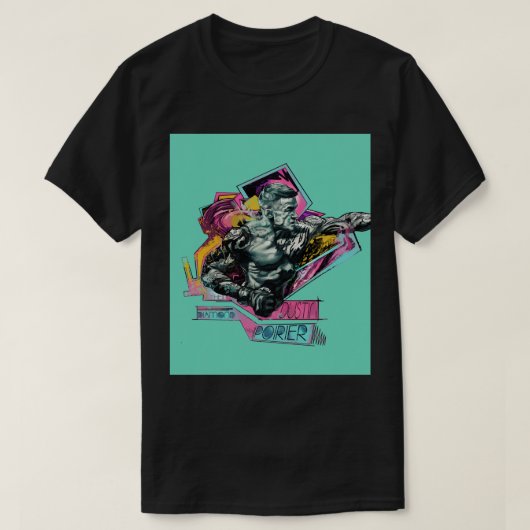 T-shirt Dustin Poirier " ; Diamant" ; Travail dur  (Design devant)