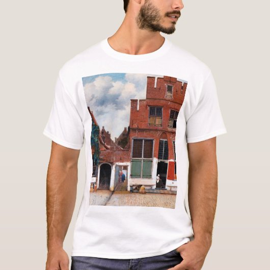 T-shirt Dutch Alley, Johannes Vermeer (Devant)