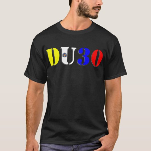 T-shirt Duterte Philippines DU30 (Devant)