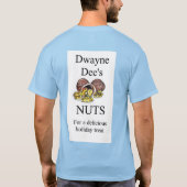 T-shirt Dwayne Dee's Nuts Christmas Hoilday Idée cadeau (Dos)