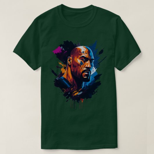 T-shirt Dwayne Johnson (Design devant)