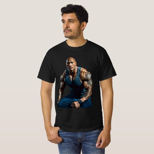 T-shirt Dwayne Johnson The Rock (Devant entier)