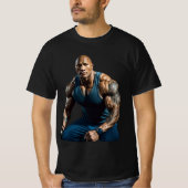 T-shirt Dwayne Johnson The Rock (Devant)