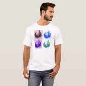 T-shirt Dwight D Eisenhower Pop Art (Devant entier)