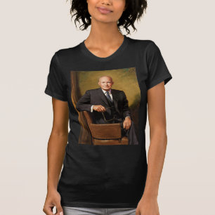 T-shirt Dwight Eisenhower Président Portrait de la Maison 