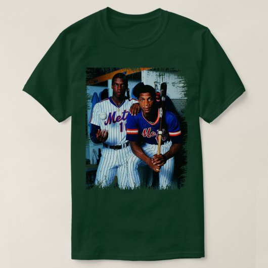 T-shirt Dwight Gooden Darryl Strawberry Retro (Design devant)