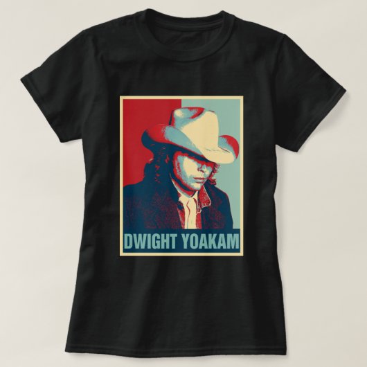 T-shirt Dwight Yoakam Retro Hope Style Cadeau Pour Fans.pn (Design devant)