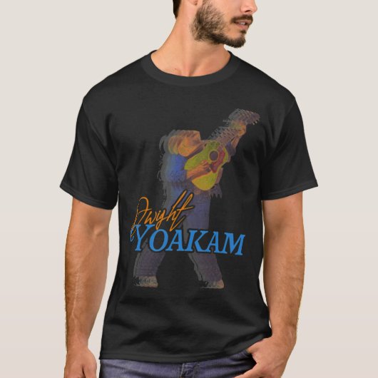 T-shirt Dwight Yoakam Rétro Style 80s (Devant)