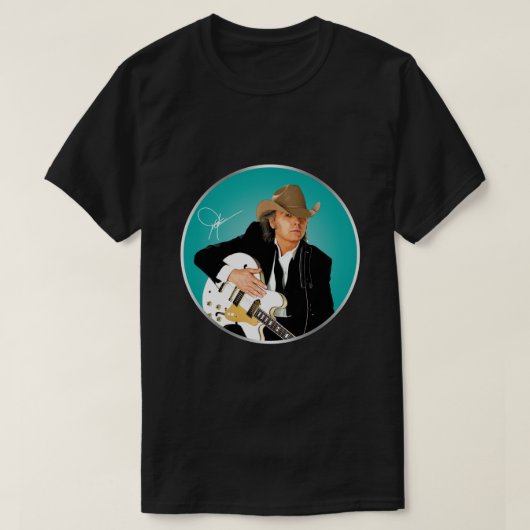 T-shirt Dwight Yoakam Signature Cadeau Pour Fans.png (Design devant)