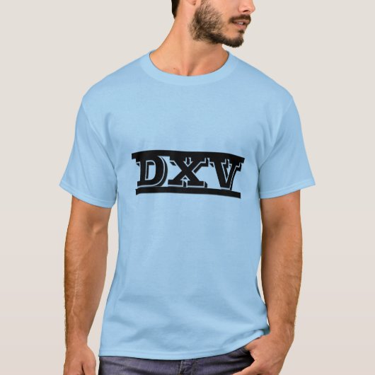 T-shirt DXV pour les hommes (Devant)