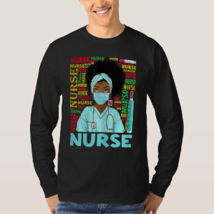 T-shirt Dy Black Nurse Week 2022 Costume Black History Lun