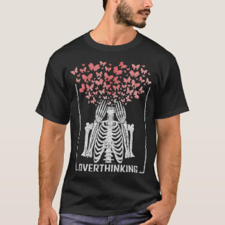 T-shirt Dy Skeleton Overthinking Butterfly Lover Costume M