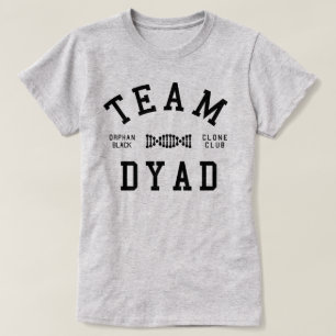 T-shirt Dyade noire orpheline d'équipe