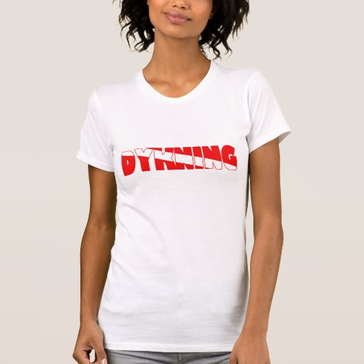 T-shirt Dykning (danois) (Devant)