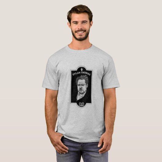 T-shirt Dylan Thomas Welsh Poet (Devant entier)