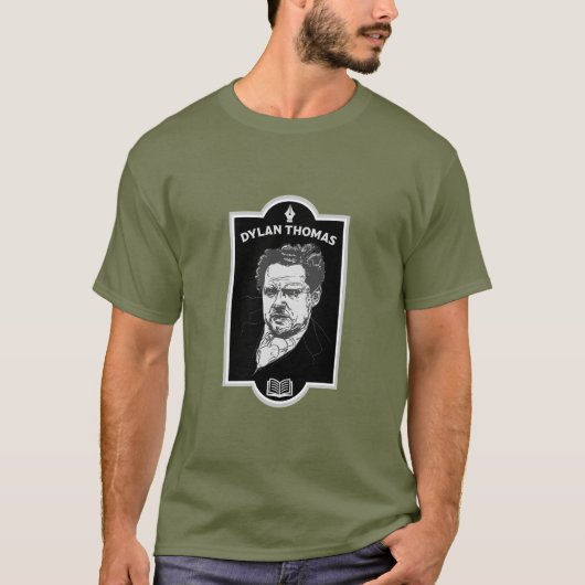 T-shirt Dylan Thomas Welsh Poet (Devant)