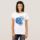 T-shirt Dynamic Blue BLUE GEAR (Devant entier)