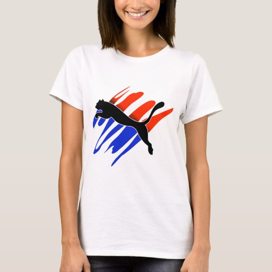 T-shirt Dynamic Energy – Abstract Bold Colors Graphic Tee (Devant)