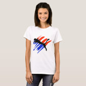 T-shirt Dynamic Energy – Abstract Bold Colors Graphic Tee (Devant entier)