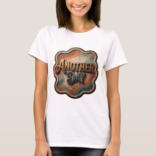 T-shirt Dynamic Gold ANOTHER DAY Imprimé (Devant)