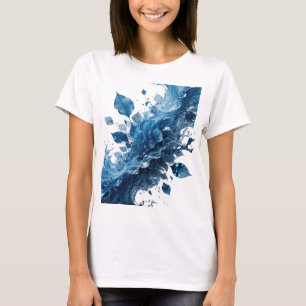 T-shirt Dynamic Silver NÉNUPHARS Texte Art 3D