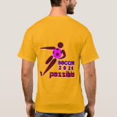 T-shirt Dynamic Soccer 2026 Design Silhouette (Dos)