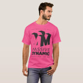 T-shirt Dynamique massive (version noire) (Devant entier)