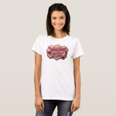 T-shirt Dynamique Rose VIN D'ABORD TOUT LE RESTE E (Devant entier)