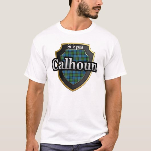 T-shirt Dynastie de tartan de Calhoun Ecosse de clan (Devant)