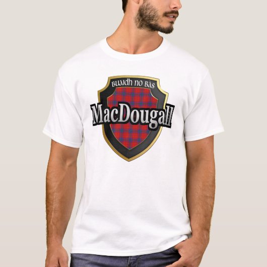 T-shirt Dynastie des Tatans de Clan MacDougall en Écosse (Devant)