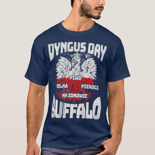 T-shirt Dyngus Buffalo Jour Polonais Et Fier (Devant)