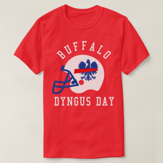 T-shirt Dyngus Day Buffalo NY Polonais Eagle Pride 716 (Design devant)