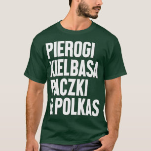 T-shirt Dyngus Day Polonais Pierogi Kielbasa Paczki et