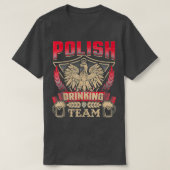 T-shirt Dyngus Jour Bière polonaise Pologne Aigle Boire Dr (Design devant)