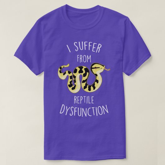 T-shirt Dysfonctionnement du Reptile de Jungle Python (Design devant)