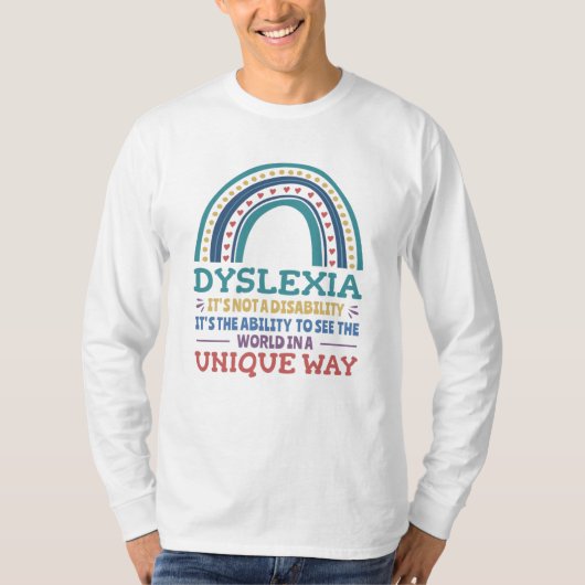 T-shirt Dyslexia (Devant)
