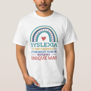 T-shirt Dyslexia