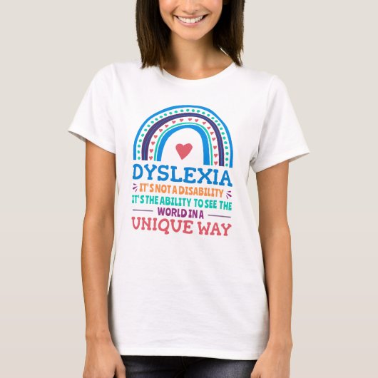 T-shirt Dyslexia (Devant)